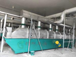 ZLG振动流化床干燥机工艺演示